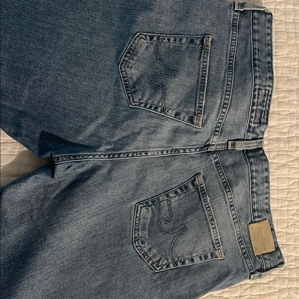 AG AG-ED Ex-Boyfriend Jeans Slouchy Slim with Distressed Finish - Picture 6 of 7